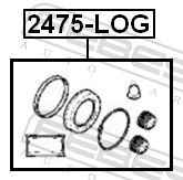 Repair Kit, brake caliper-1