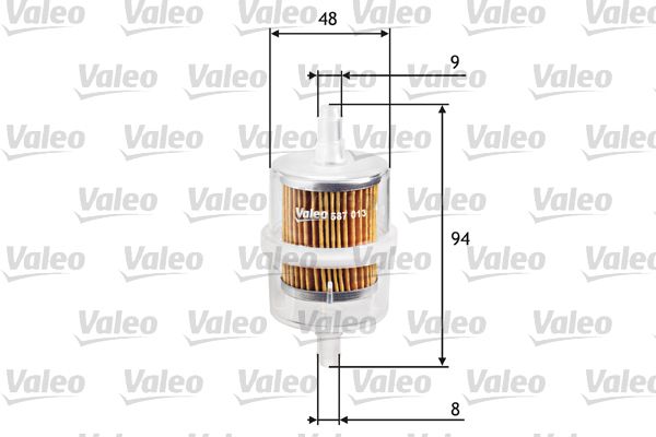 VALEO 587013 Fuel filter