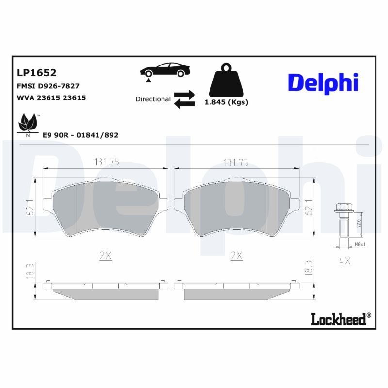 Brake Pad Set, disc brake-2