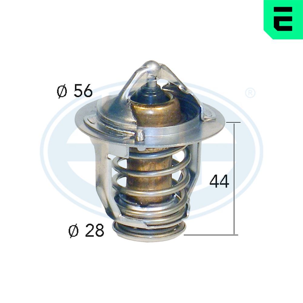 Thermostat, coolant