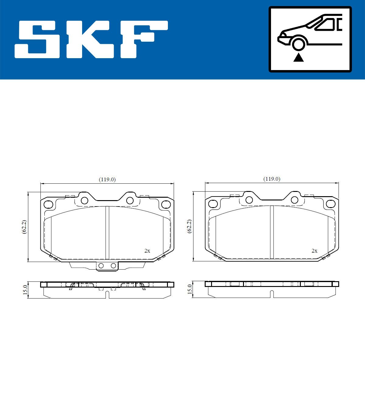 Brake Pad Set, disc brake-1