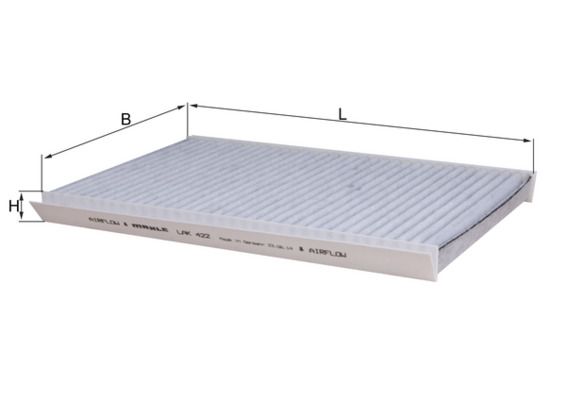 KNECHT LAK 422 Filter, cabin air