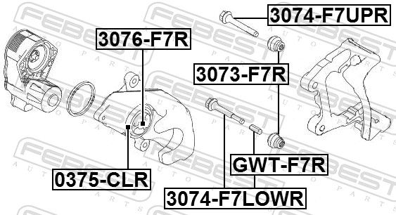 Piston, brake caliper-1