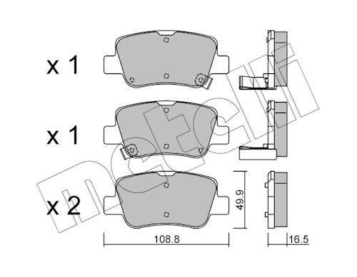 Brake Pad Set, disc brake-main