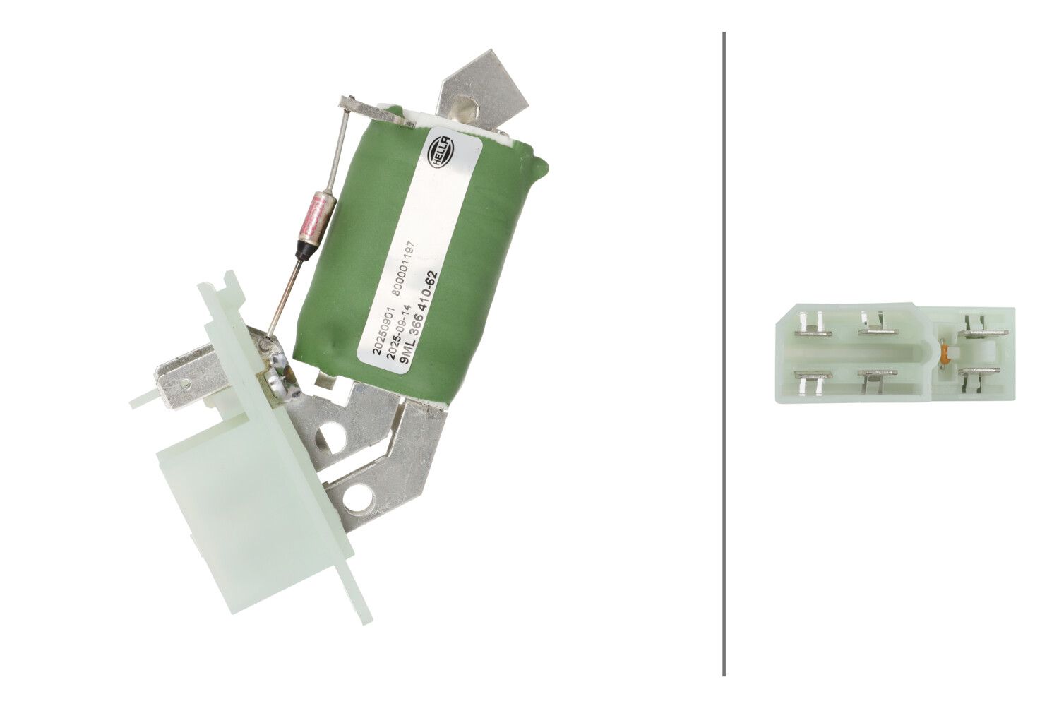 HELLA 9ML 366 410-621 Resistor, interior blower