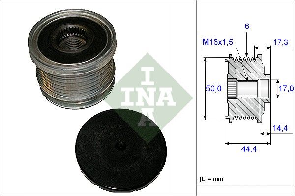 SCHAEFFLER INA 535 0148 10 Alternator freewheel clutch