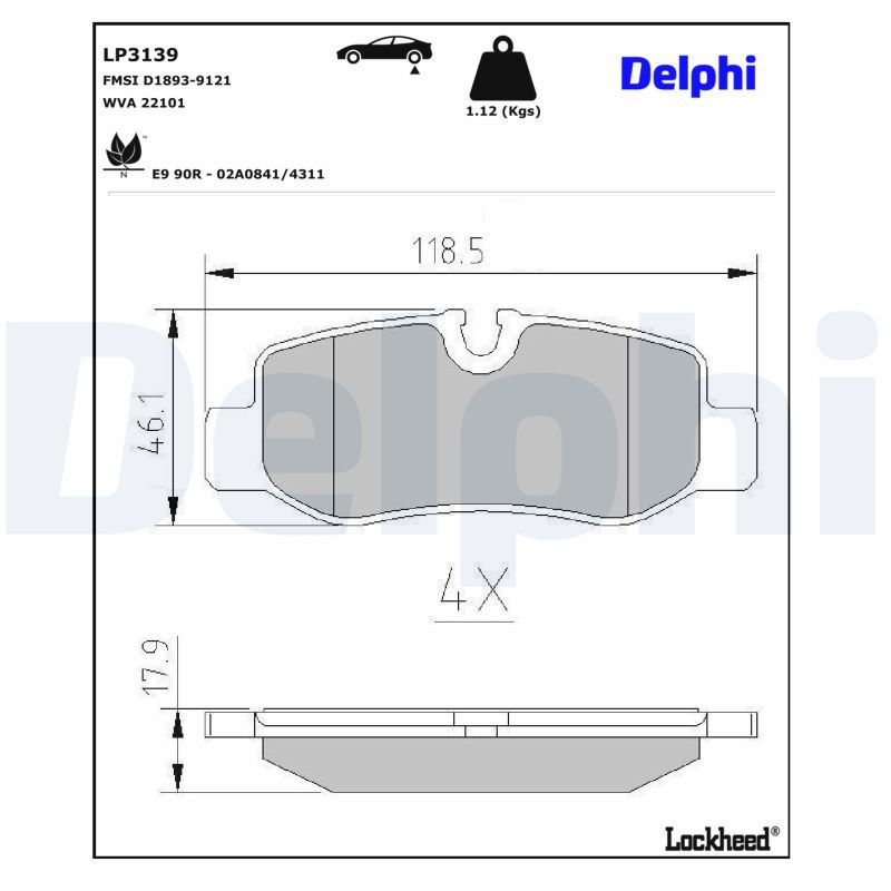 Brake Pad Set, disc brake-2