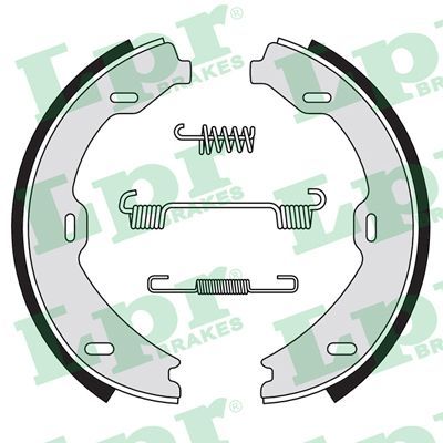 LPR 08880 Brake shoe set, parking brake