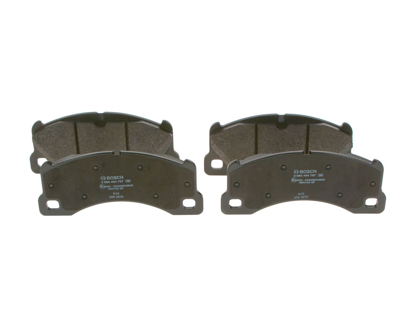 BOSCH 0 986 494 787 Brake pad set, disc brake