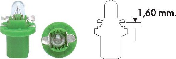MAGNETI MARELLI 002051100000 Bulb, instrument lighting