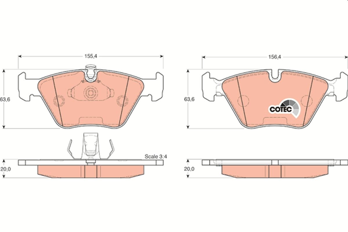 stabdžių trinkelių rinkinys, diskinis stabdys
