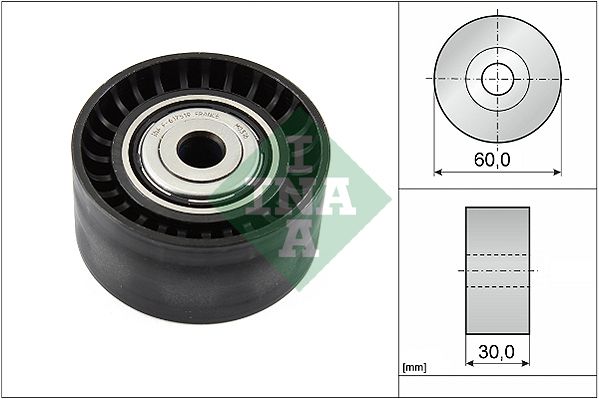 SCHAEFFLER INA 532 0534 10 Deflection/guide pulley, v-ribbed belt