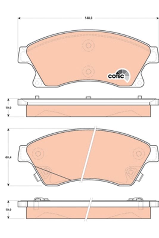 Brake Pad Set, disc brake-1