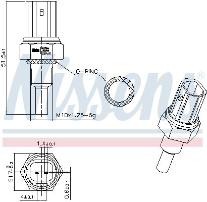 Sensor, coolant temperature-5