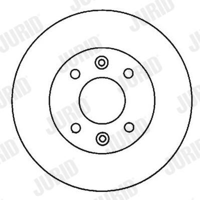 JURID 561334JC Brake disc