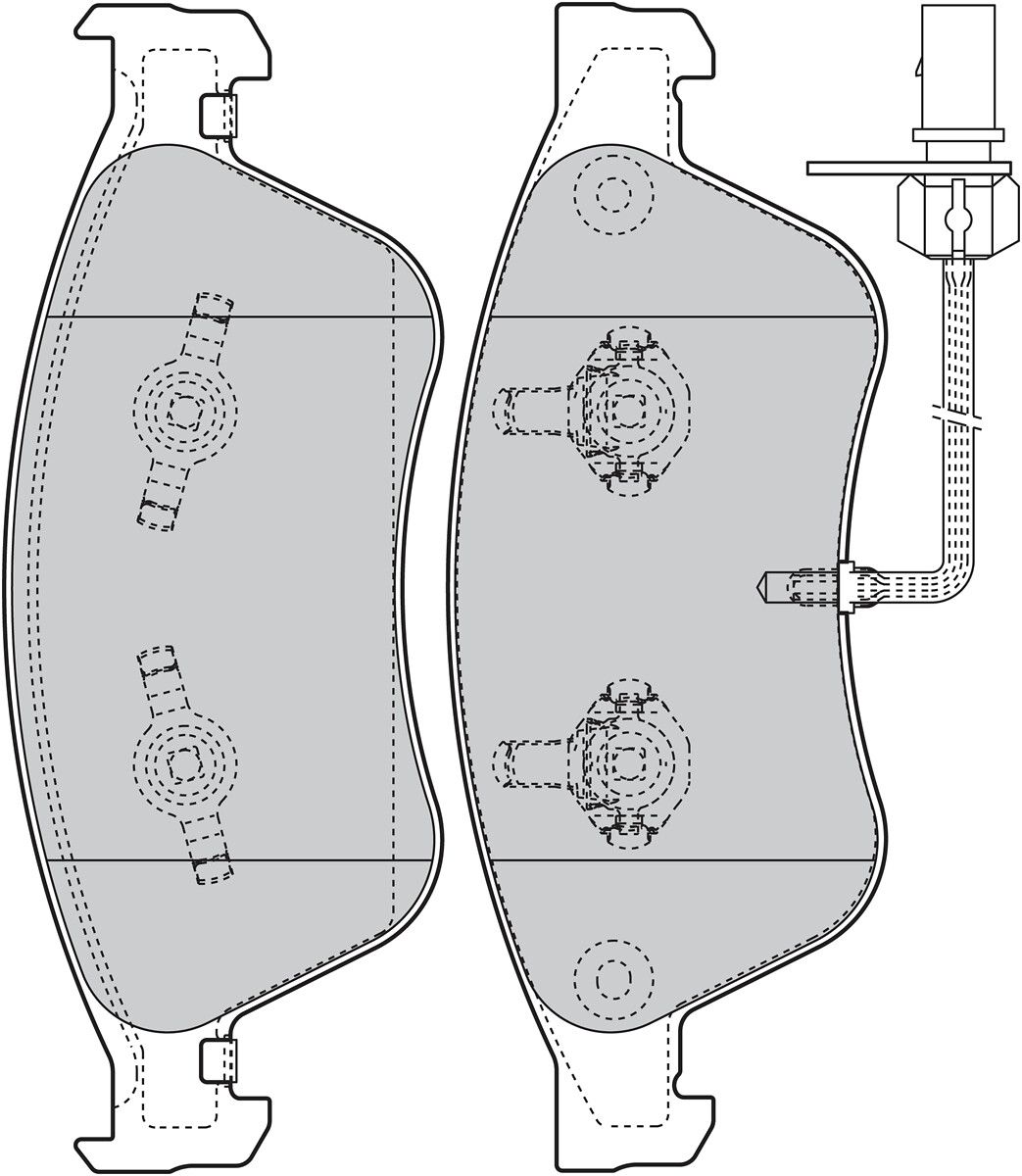 Brake Pad Set, disc brake-1