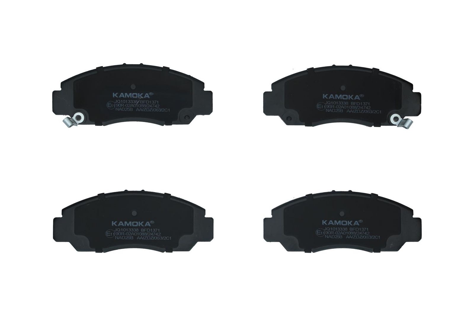 KAMOKA JQ1013338 Stabdžių trinkelių rinkinys, diskinis stabdys