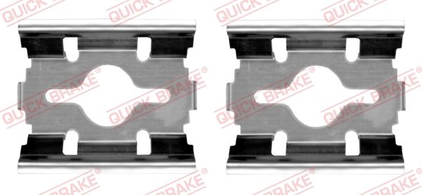 QUICK BRAKE 109-1657 Accessory kit, disc brake pad