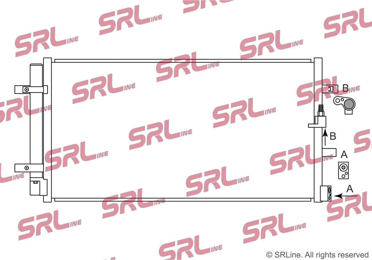 SRLINE 13D1K8C1S Condenser, air conditioning