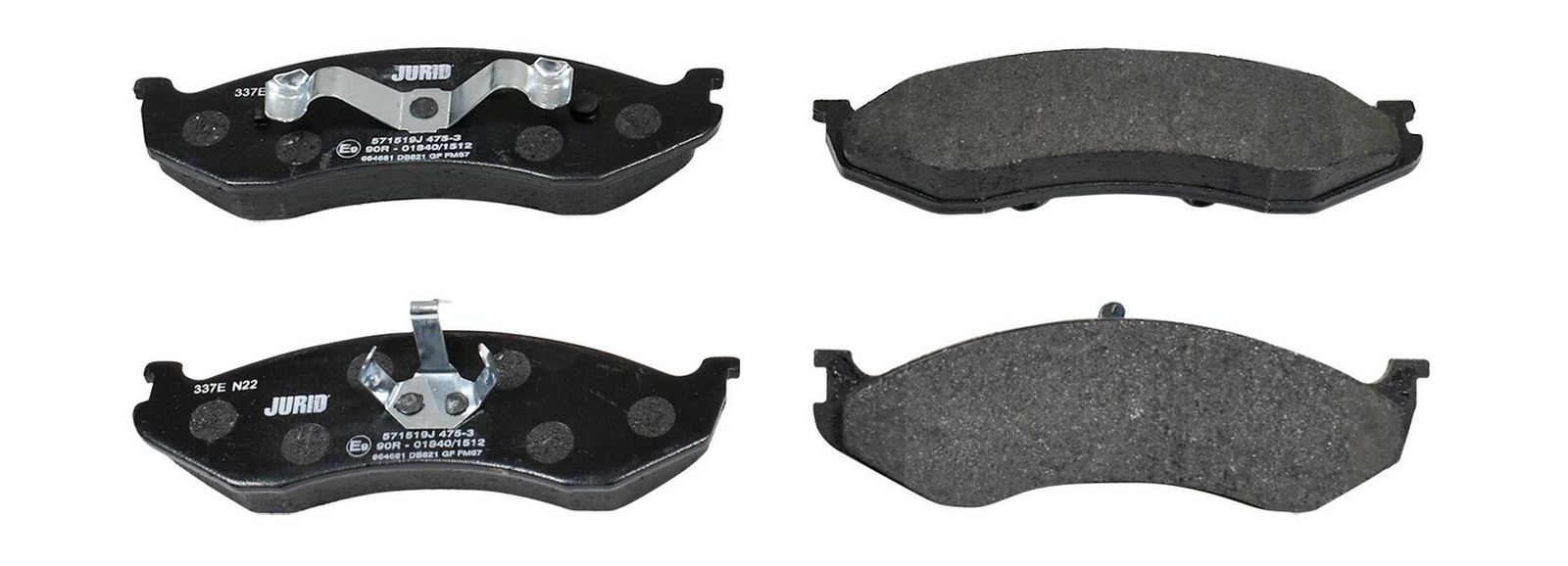 JURID 571519J Brake pad set, disc brake
