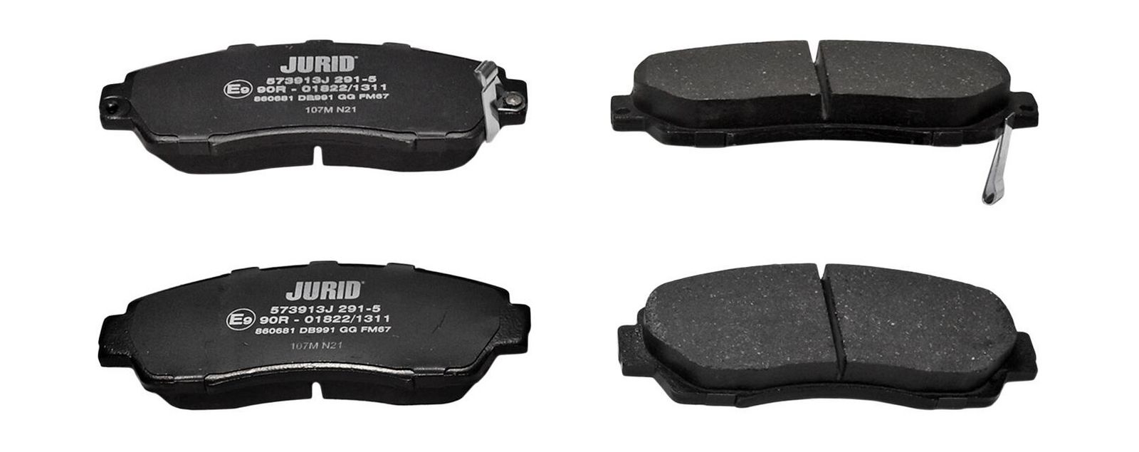 JURID 573913J Brake pad set, disc brake