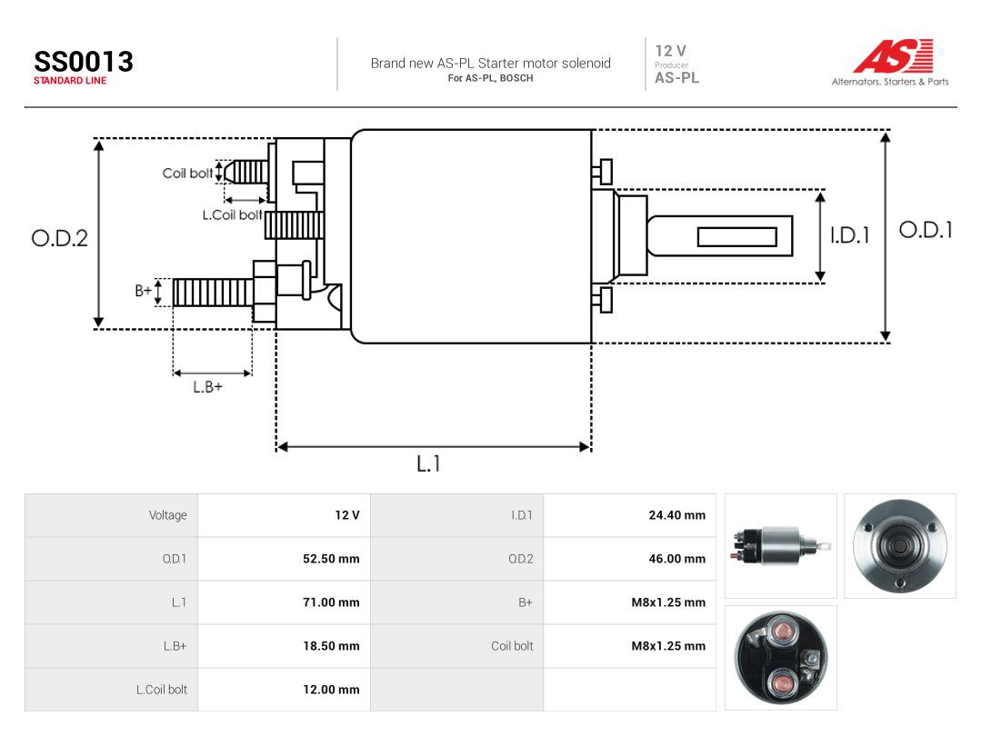 Solenoid Switch, starter-3