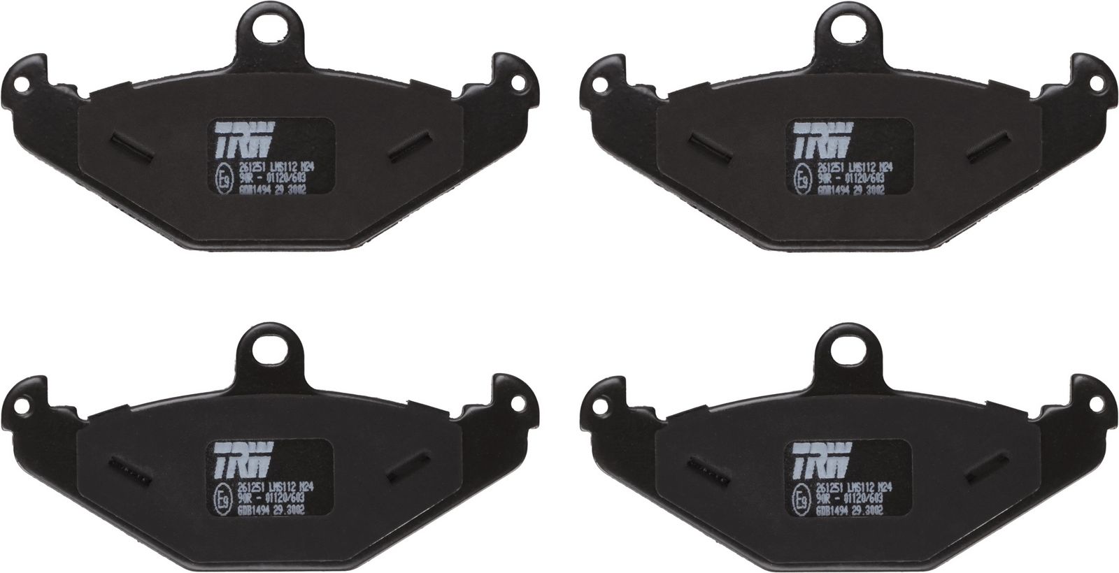 TRW GDB1494 Brake pad set, disc brake