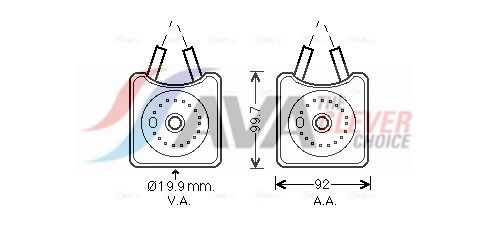Oil Cooler, engine oil