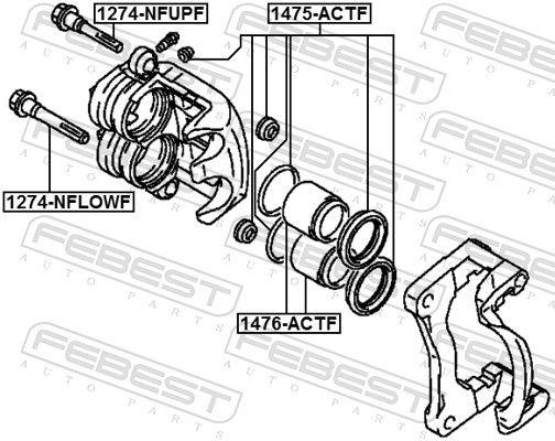 Repair Kit, brake caliper-1