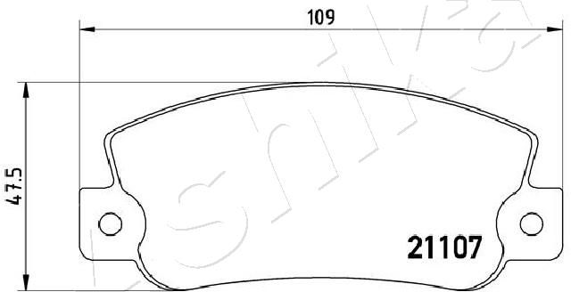 stabdžių trinkelių rinkinys, diskinis stabdys-1