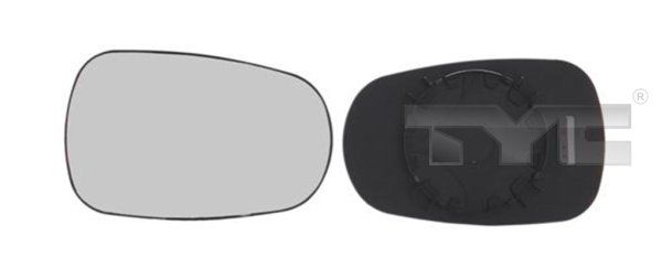 TYC 328-0109-1 Mirror glass, exterior mirror