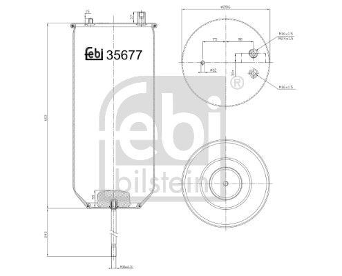 FEBI BILSTEIN 35677 Bellow, air suspension