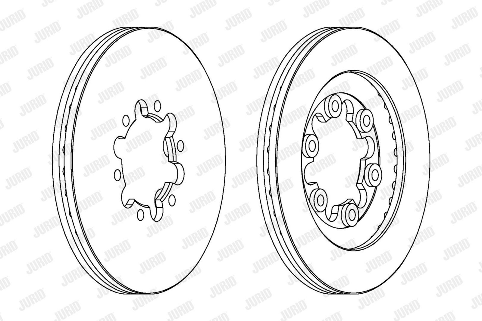 JURID 563060JC Brake disc
