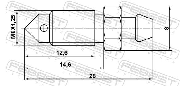 Bleeder Screw/Valve, brake caliper-1