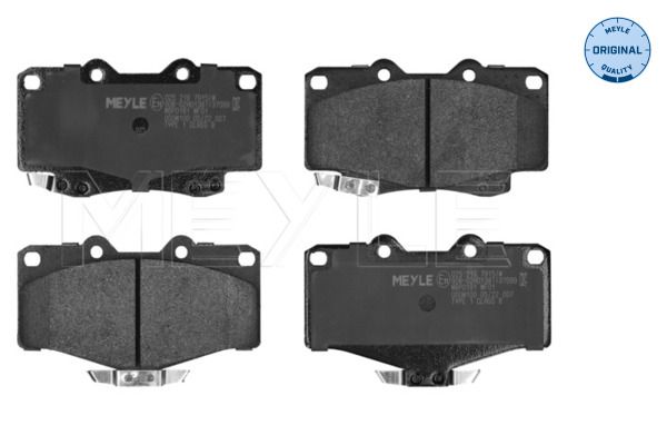 MEYLE 025 216 7915/W Brake pad set, disc brake