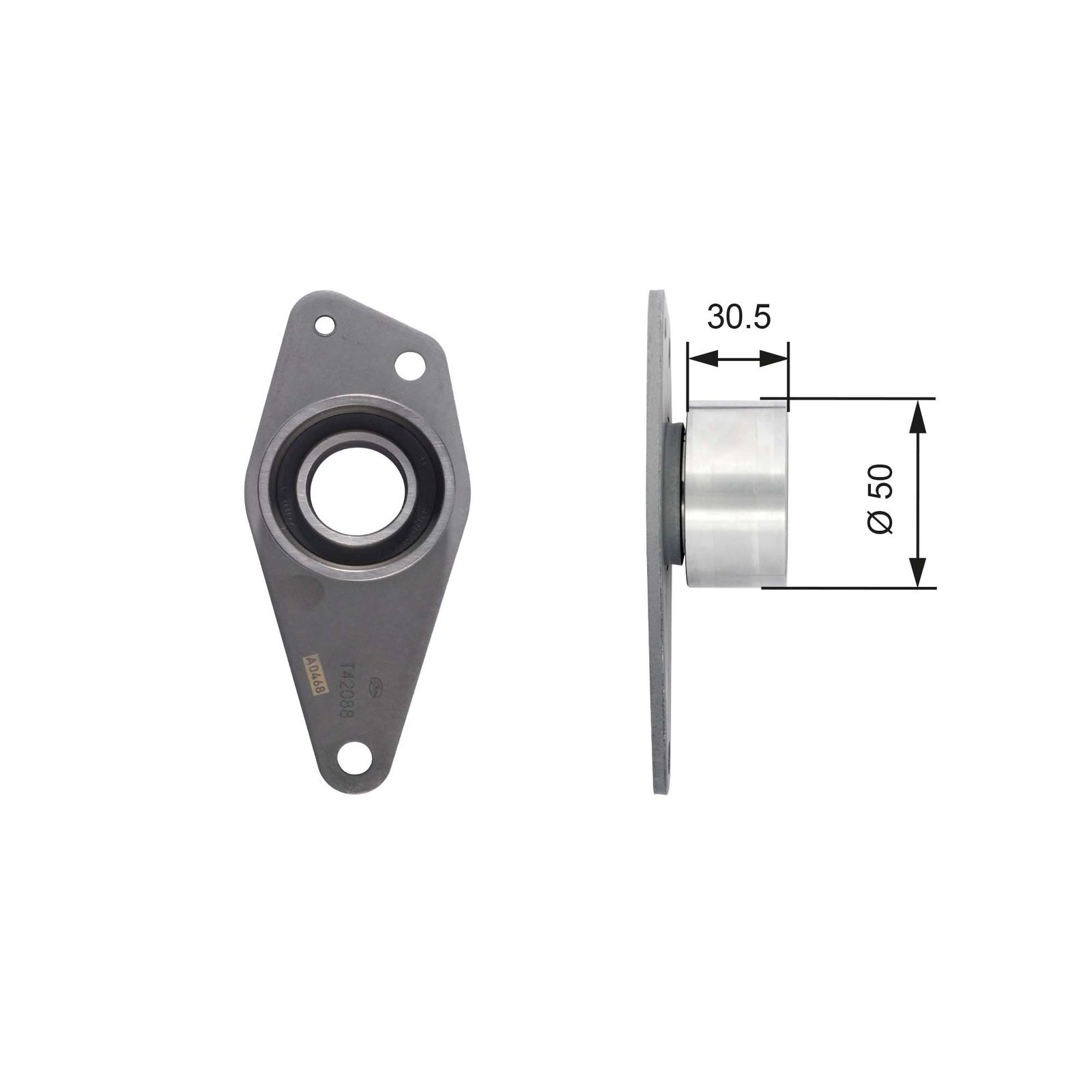 Deflection Pulley/Guide Pulley, timing belt