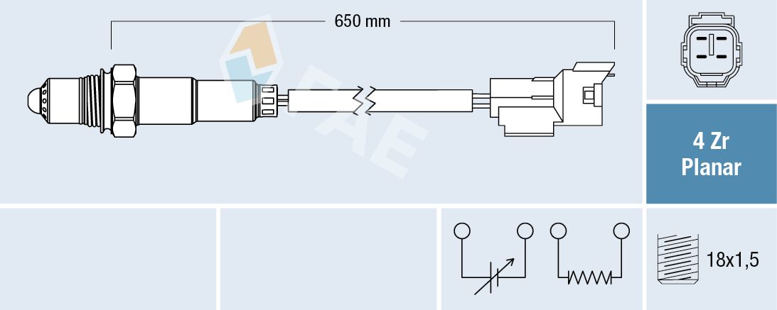 FAE 77500 Oxygen sensor