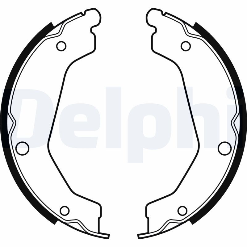 Brake Shoe Set, parking brake
