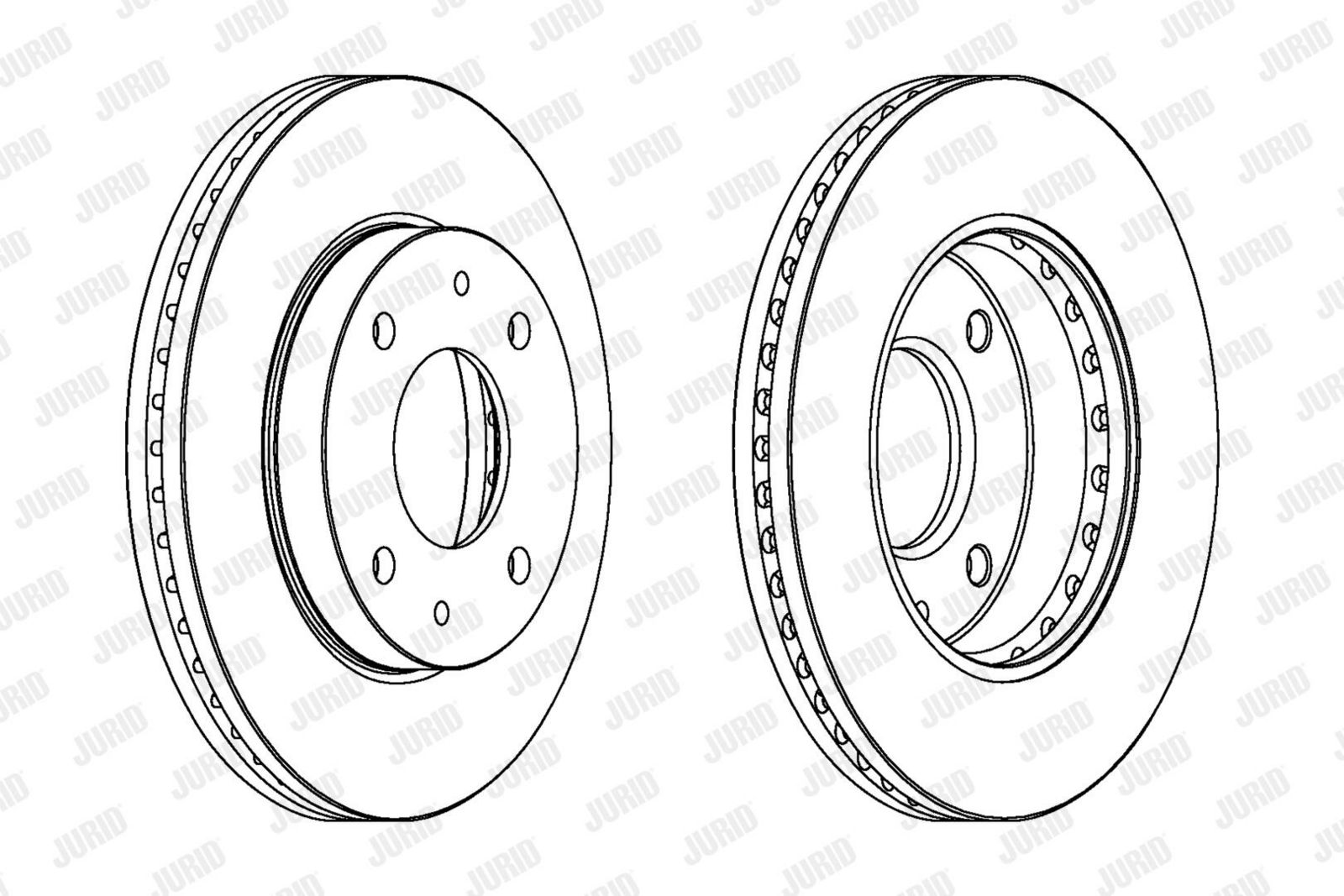 JURID 563083JC Brake disc