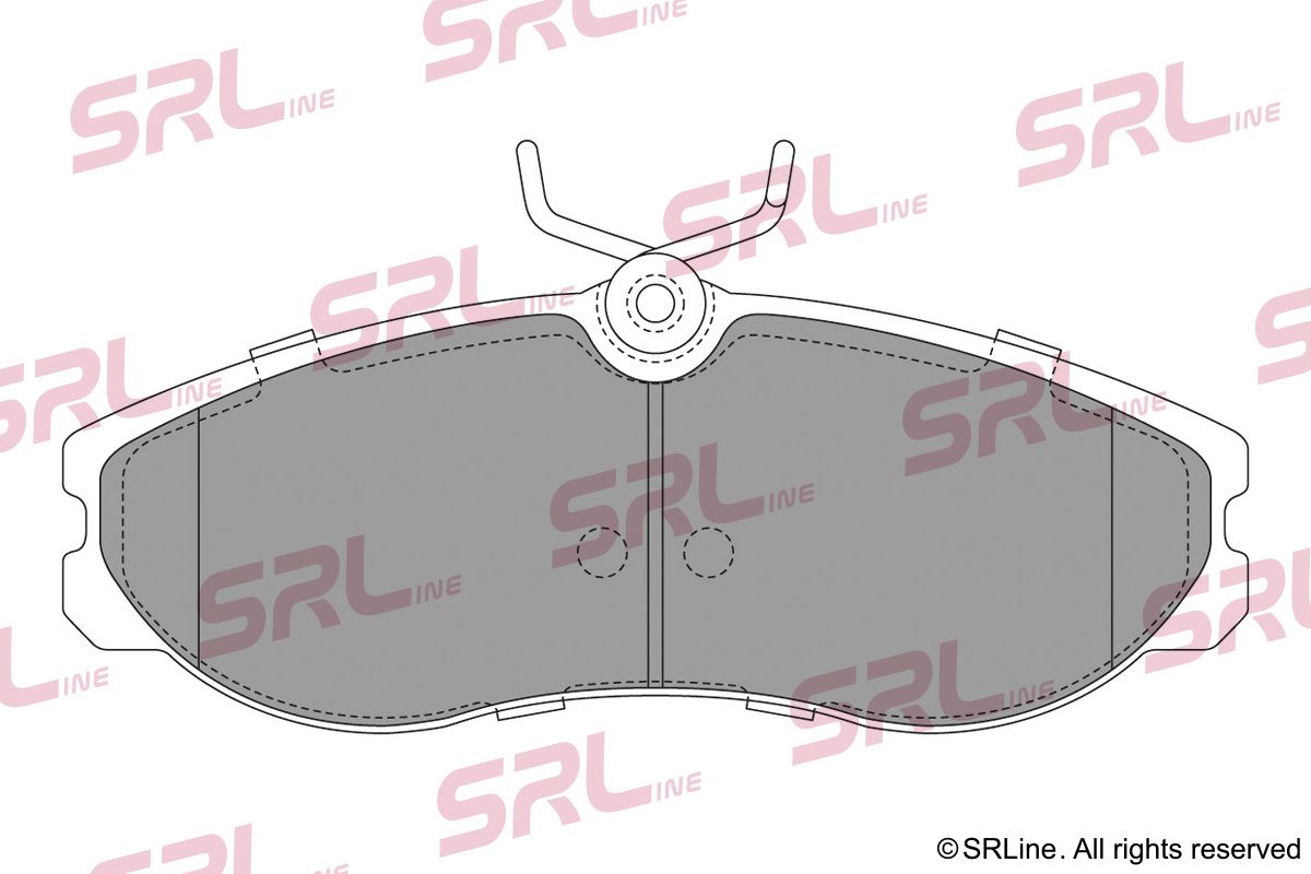 SRLINE S70-0161 Brake pad set, disc brake