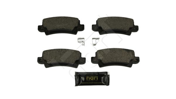 HART 248 957 Stabdžių trinkelių rinkinys, diskinis stabdys