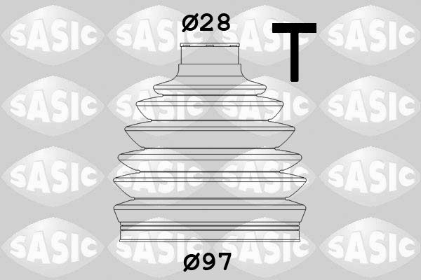 SASIC 1906061 Bellow kit, drive shaft