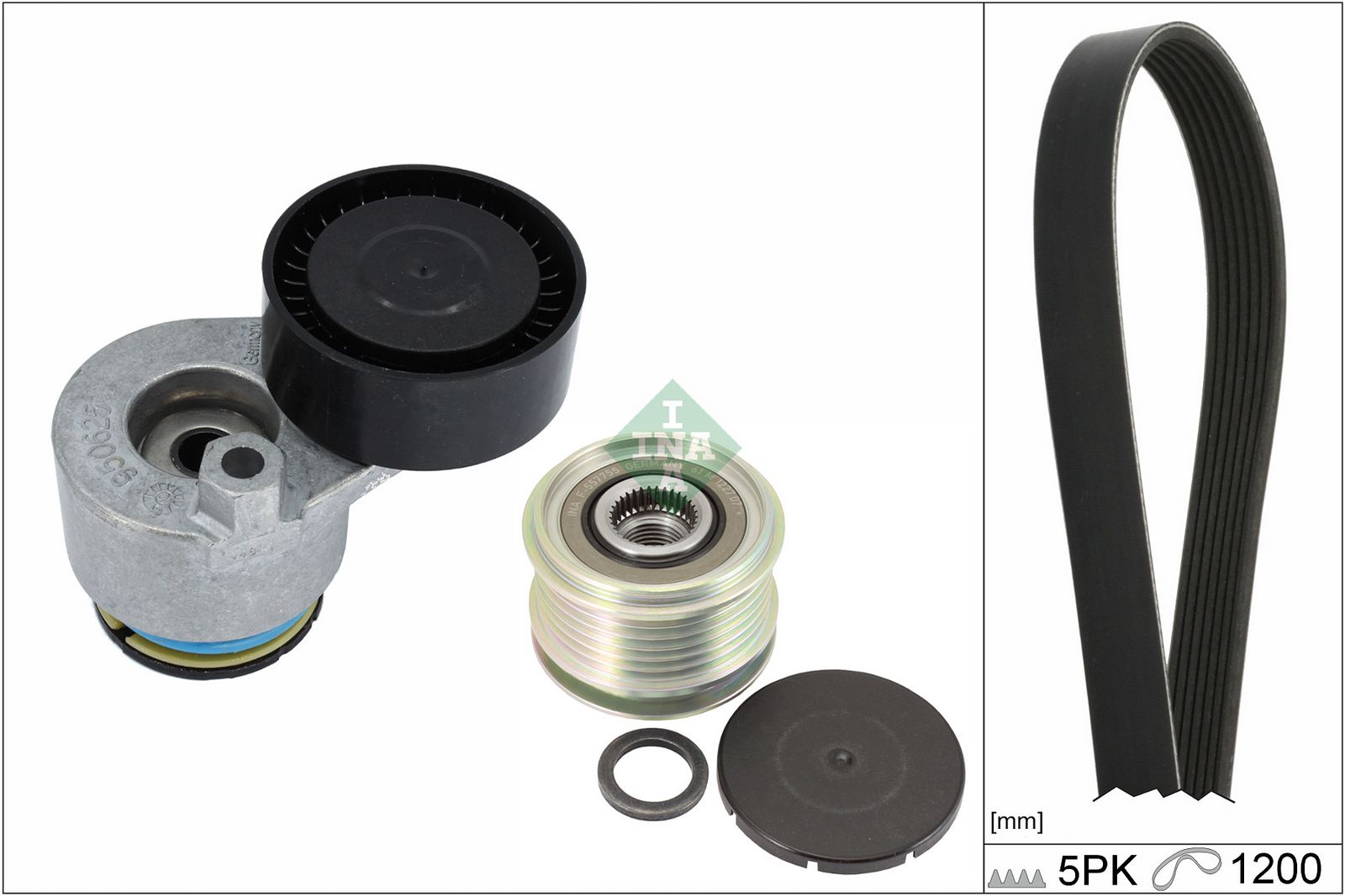 SCHAEFFLER INA 529 0511 21 V-ribbed belt set