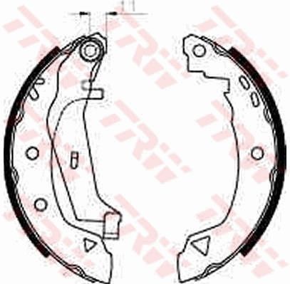 TRW GS8240 Brake shoe set