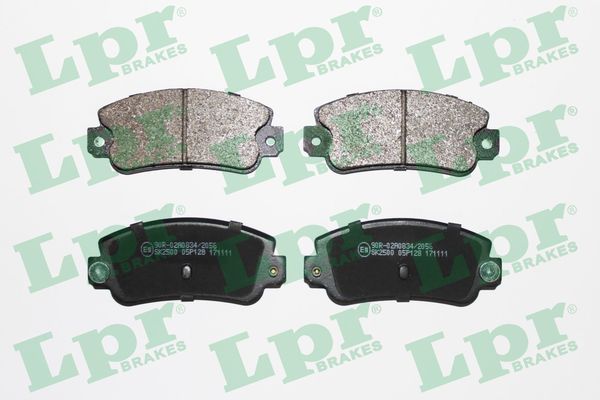 LPR 05P128 Brake pad set, disc brake