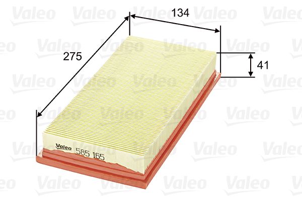 VALEO 585165 Oro filtras