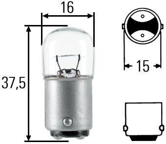 Bulb, licence plate light-1