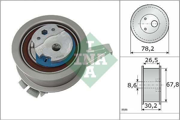 SCHAEFFLER INA 531 0847 10 Tensioner pulley, timing belt