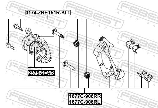 Brake Caliper Bracket Set-1