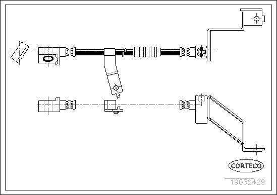 CORTECO 19032429 Brake hose
